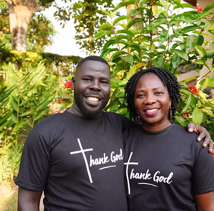 Ruth and Benson Ocen, founders of I Live Again Uganda